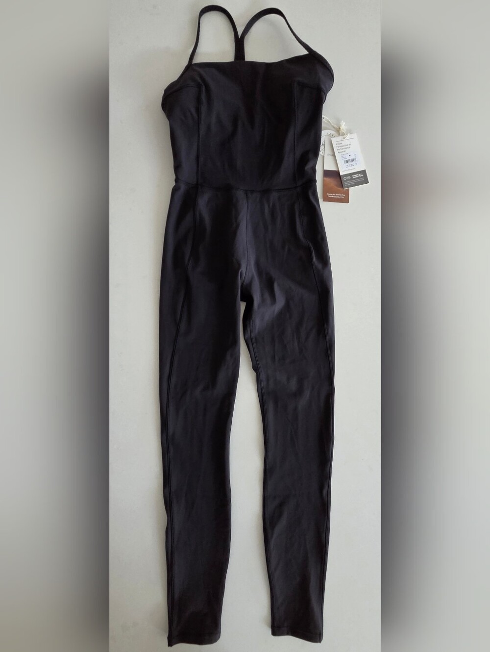 Vuori Bondi Black Women's Strappy Jumpsuit